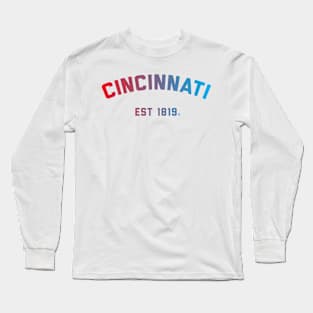 Cincinnati Est. 1819 Long Sleeve T-Shirt